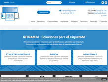 Tablet Screenshot of nitram-si.com